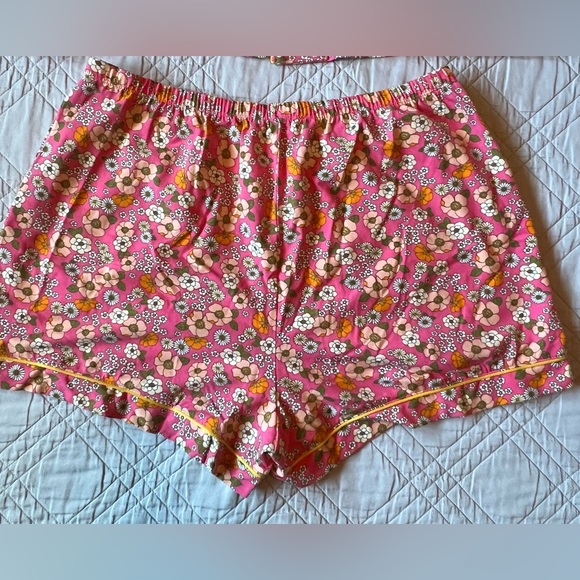 BEDHEAD RETRO FLORAL Short Sleeve Classic Shorty PJ Set, Medium (NWT) - Picture 12 of 15